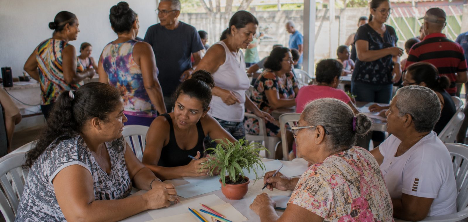 Ações sociais do Instituto em comunidade
