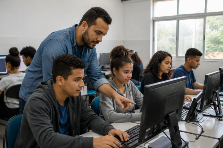 Projeto de inclusão digital leva tecnologia às comunidades